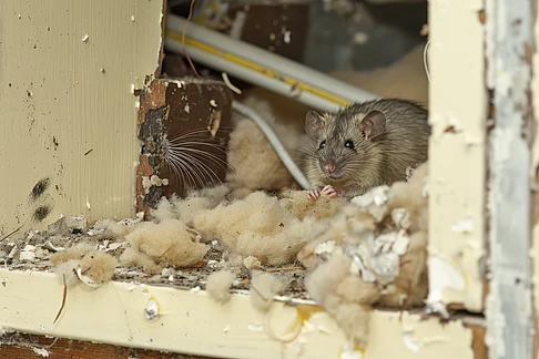 Maus in der Wand: Unsere Schädlingsbekämpfung in Koblenz kümmert sich um Ihren Mäuse- und Rattenbefall.